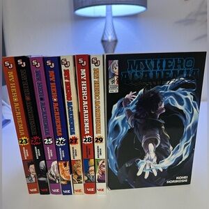 My hero, academia anime set volumes 23 through 35 excellent condition